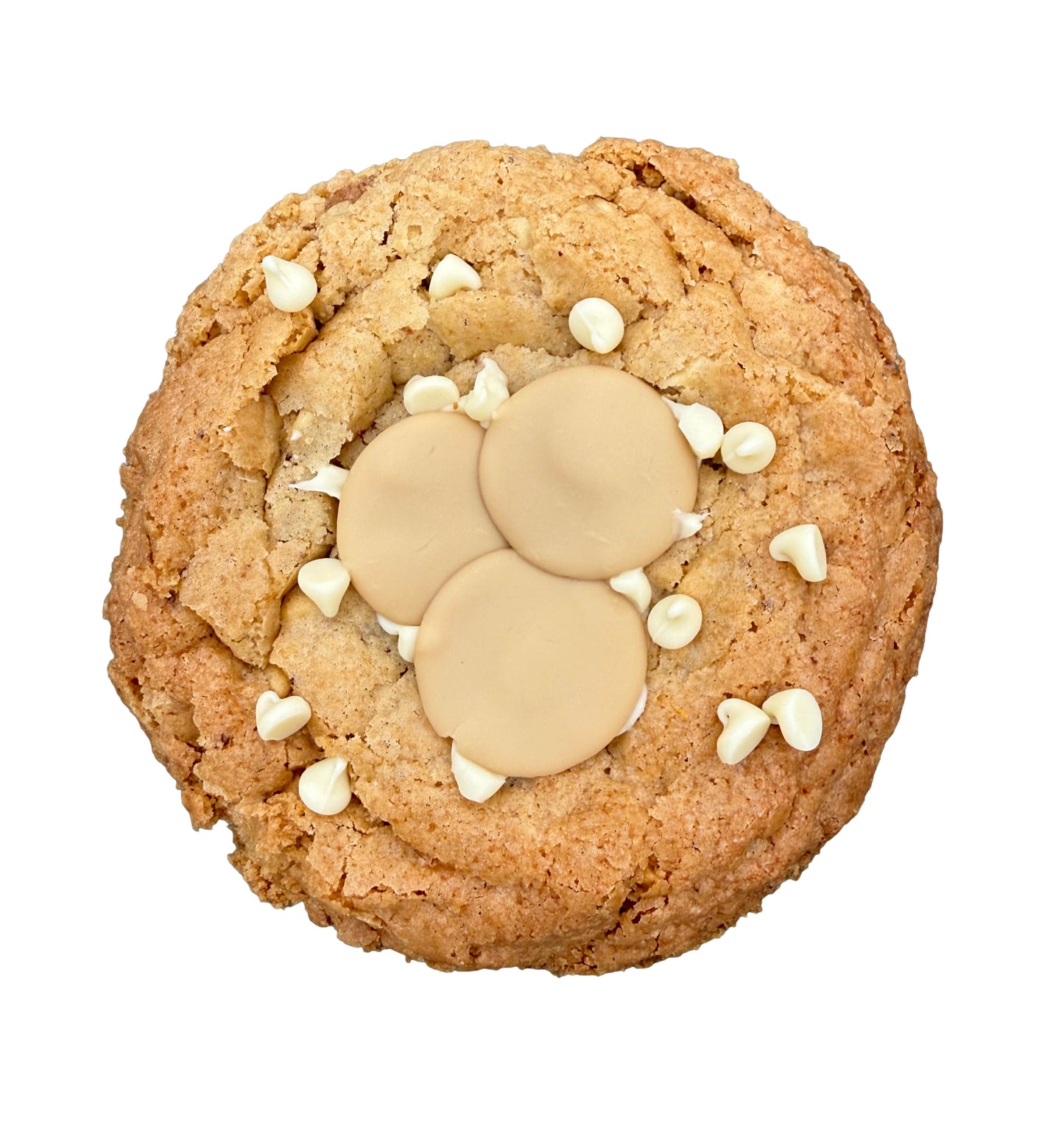 Gluten Free - Caramilk, Fudge & White Chocolate Chip Cookie