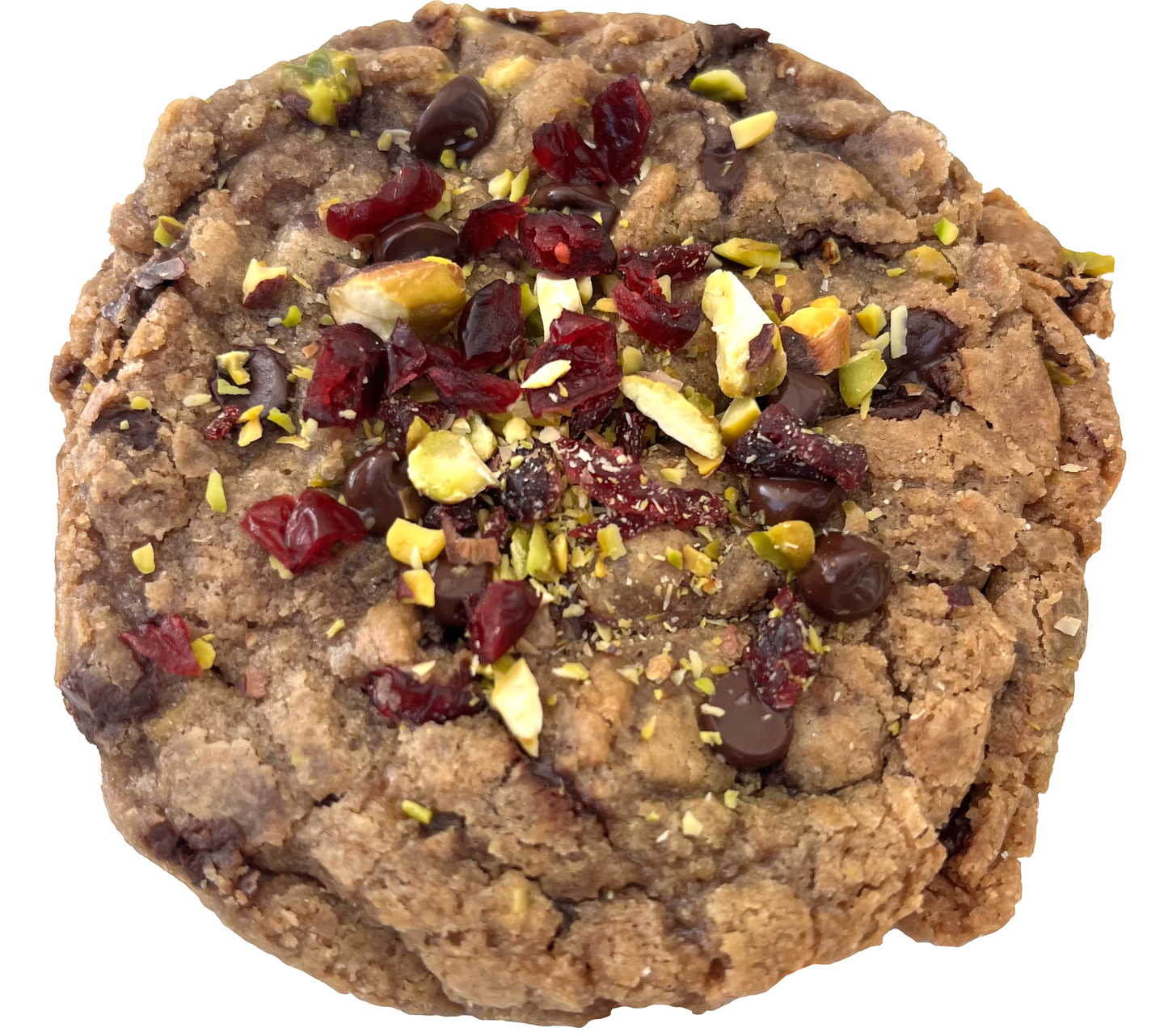 Gluten Free Pistachio, Cranberry and Dark Chocolate Cookie