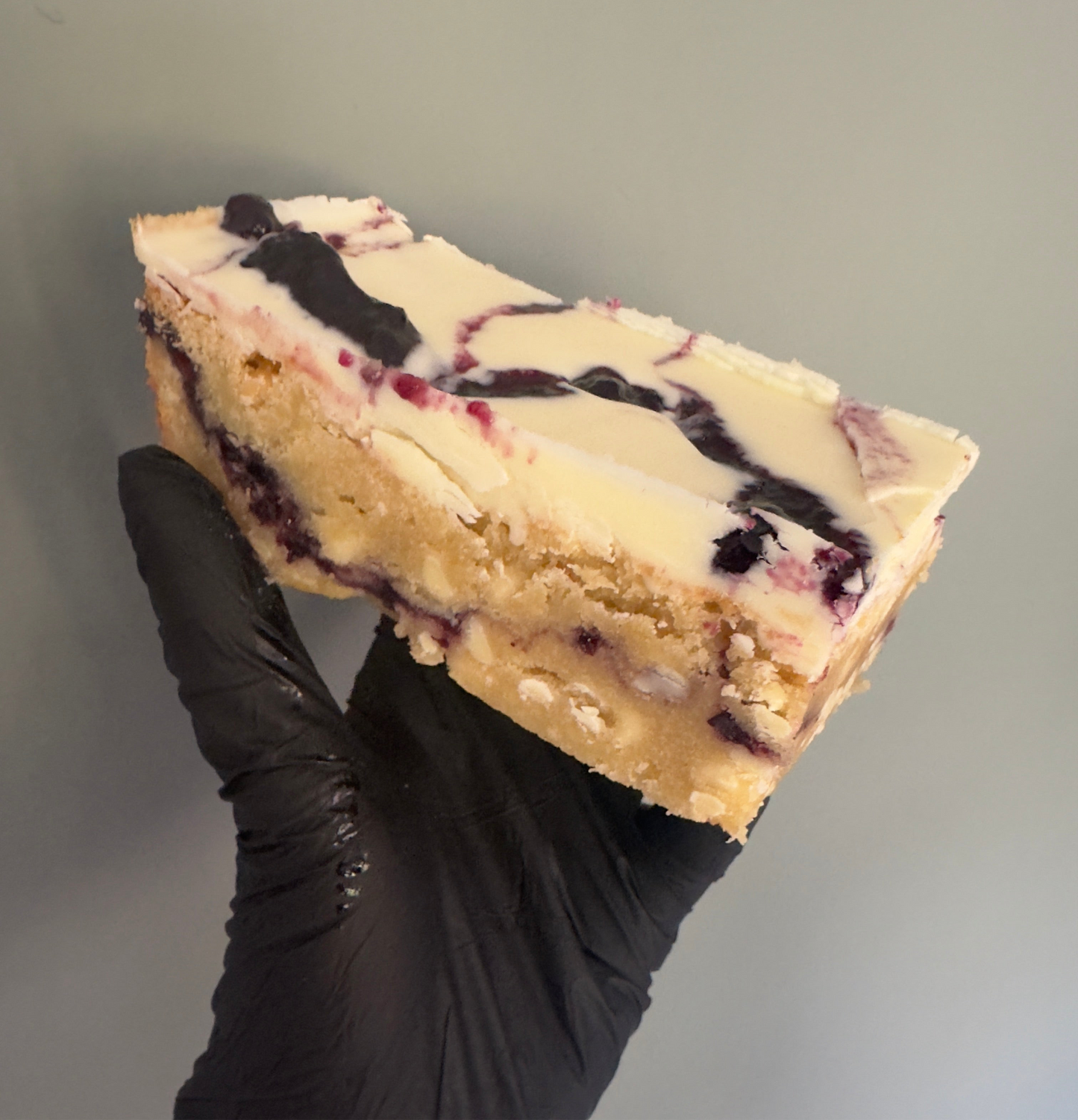 Gluten Free Lemon, Blueberry & White Chocolate Blondie