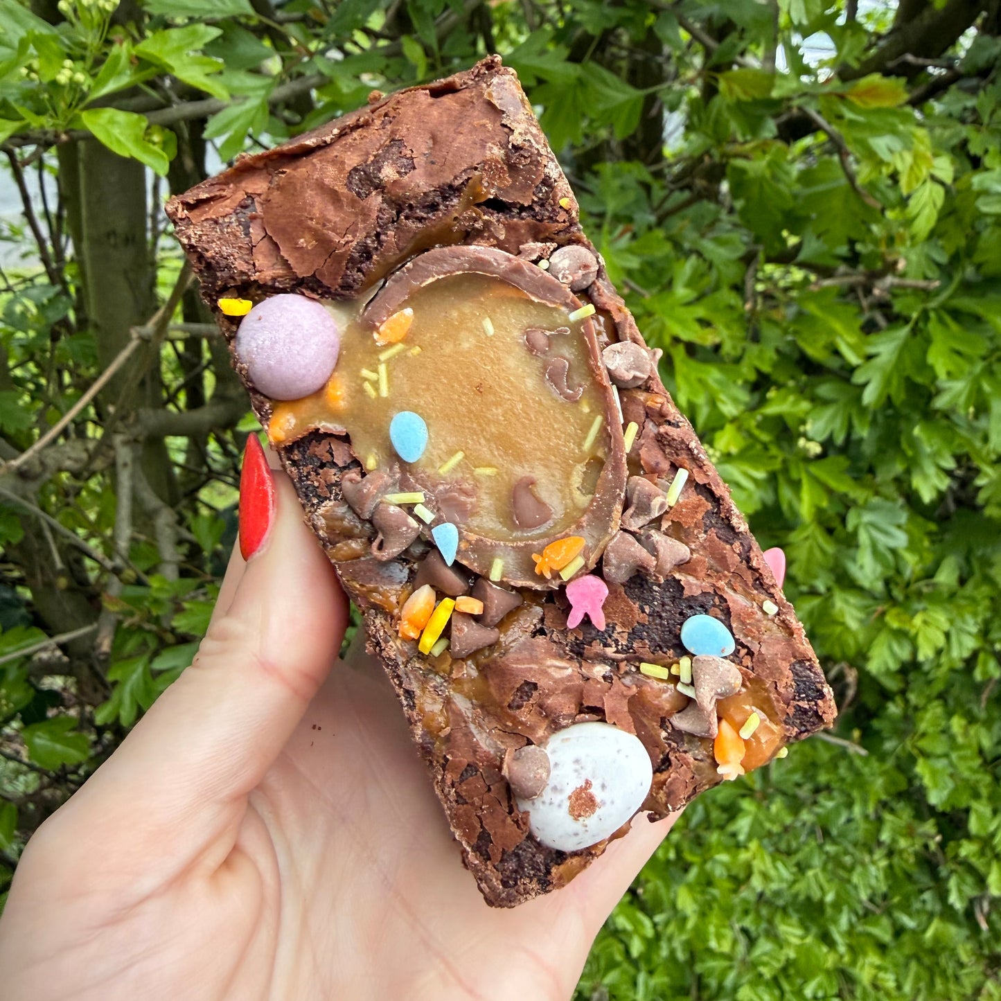 LIMITED EDITION Caramel Egg Brownie