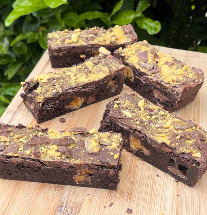 Gluten Free Crunchie Brownie
