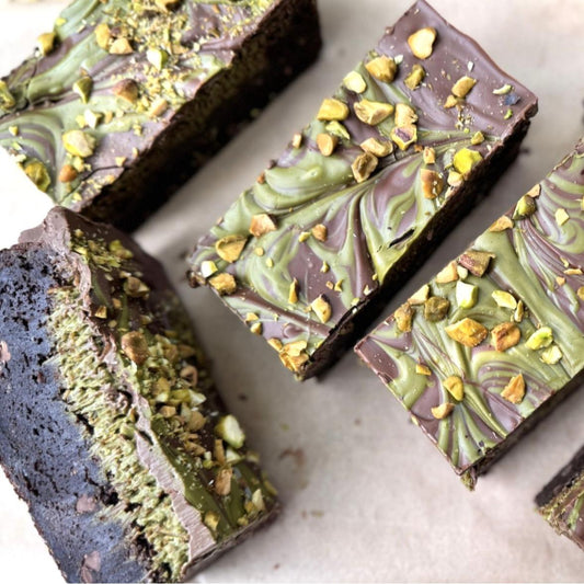 Gluten Free Dubai Chocolate Brownie