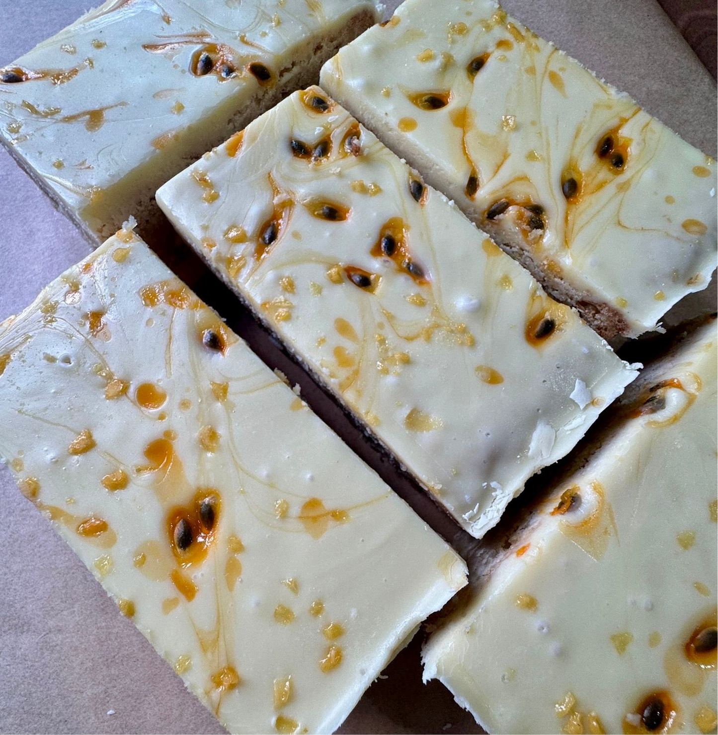 Gluten Free Passion Fruit Blondie