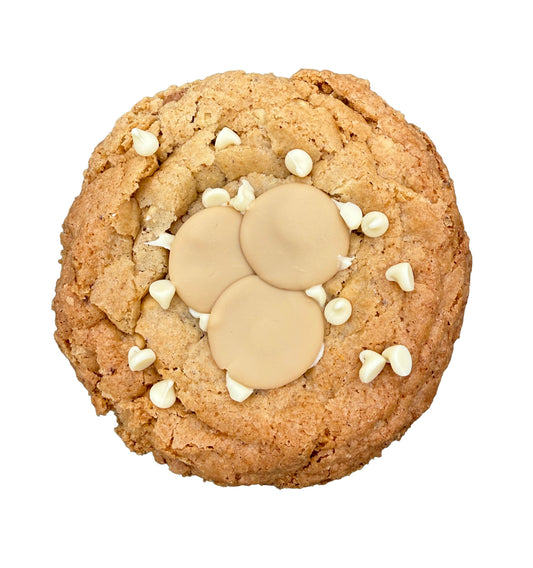 Gluten Free - Caramilk, Fudge & White Chocolate Chip Cookie