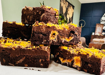 Gluten Free Crunchie Brownie