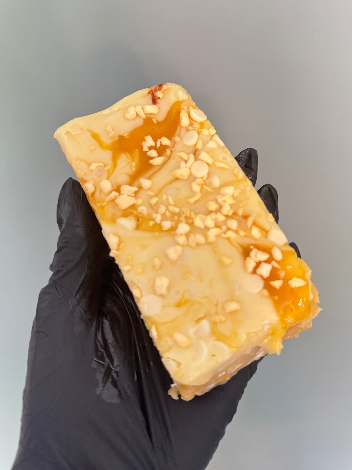 Gluten Free Passion Fruit & white chocolate Blondie