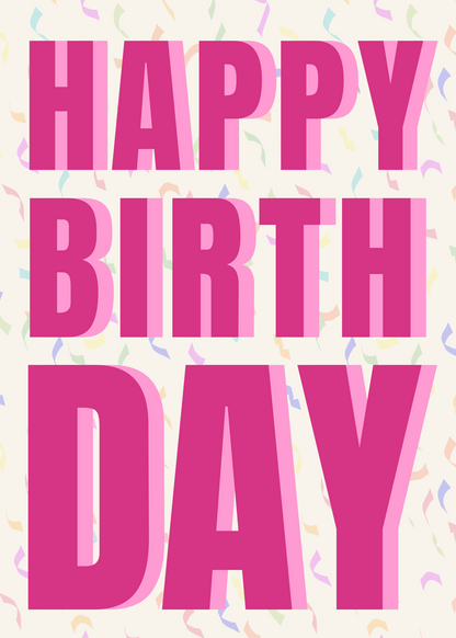 Happy Birthday Note for Gift