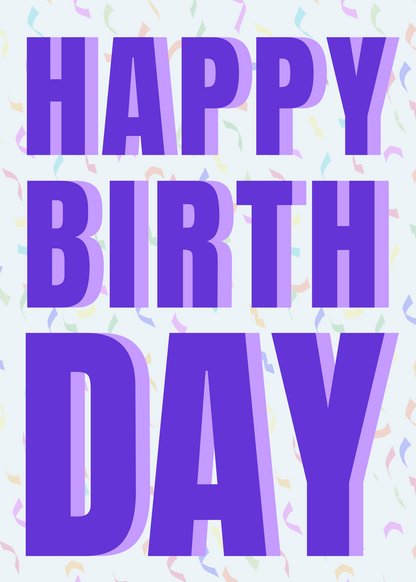 Happy Birthday Note for Gift