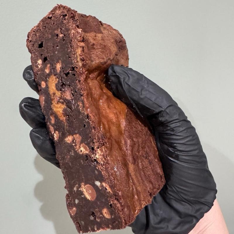 Gluten Free Salted Caramel Brownie