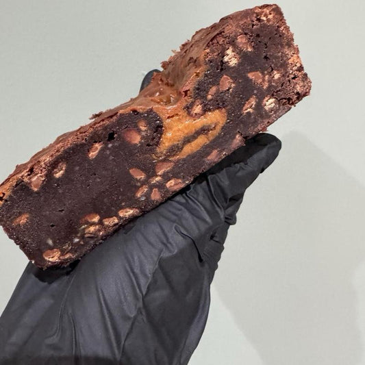 Gluten Free Salted Caramel Brownie