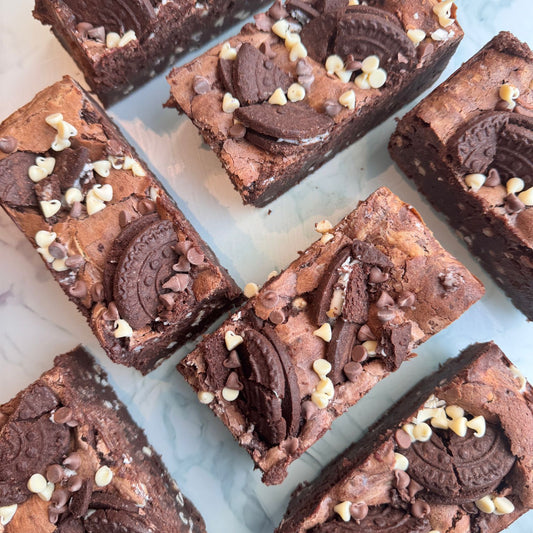 Oreo Cream Cheese Brownie