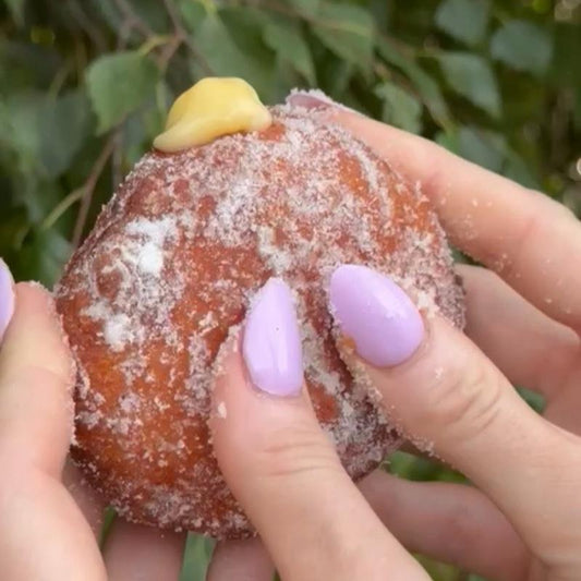 Gluten-Free Vanilla Custard Doughnut